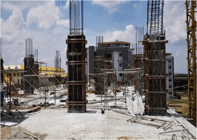 University building construction photo 11