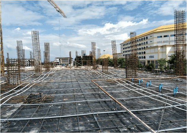 University building construction photo 19