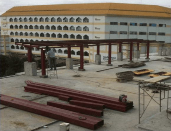 University building construction photo 5