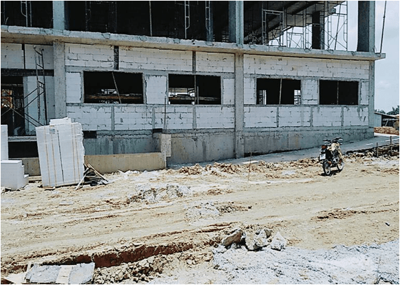 University building construction photo 7