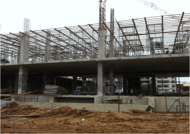 University building construction photo 8