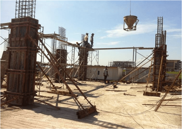 University building construction photo 9